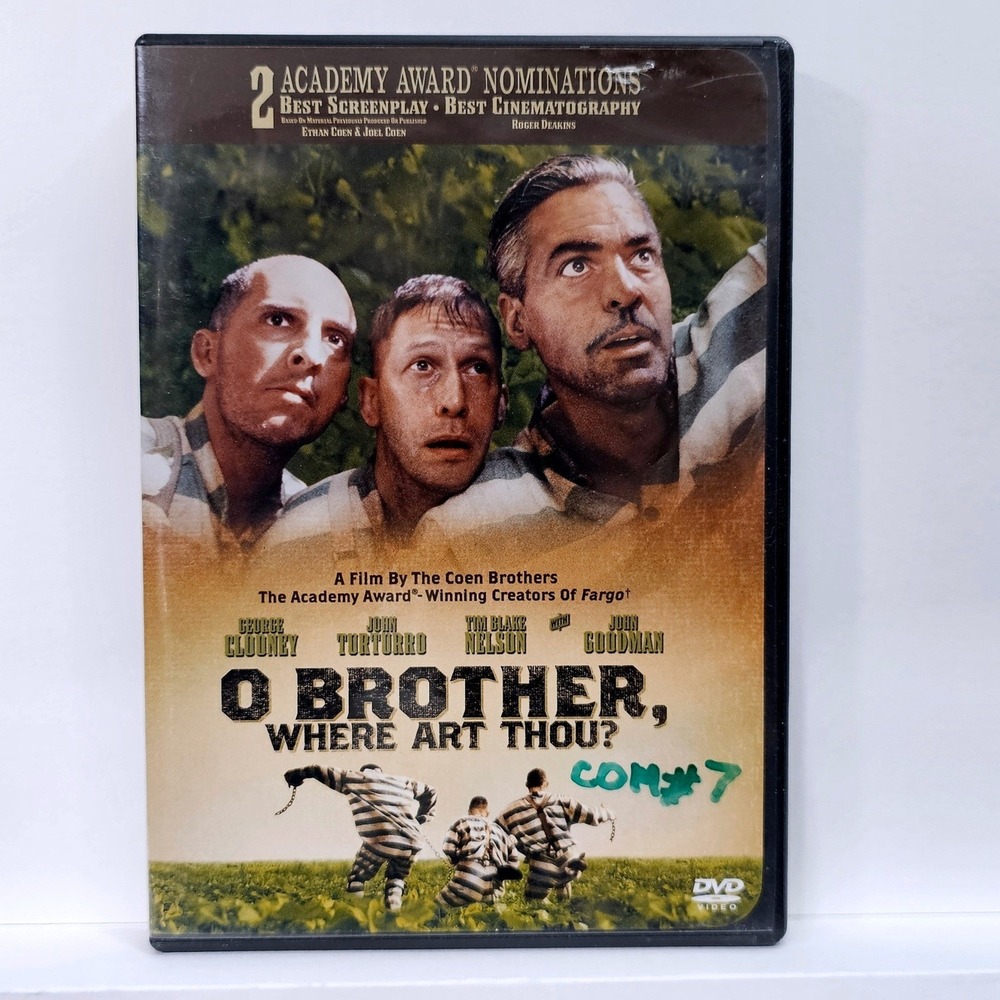 O Brother Where Art Thou DVD Special Edition George Clooney Coen Brothers Comedy
